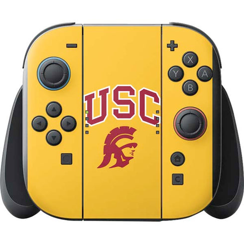 University of Southern California USC Trojans Yellow Nintendo Switch 2 (2025) with Joy-Con Skin